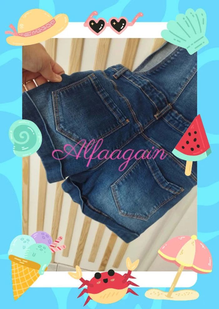 Salopette jean catimini 8ans - photo numéro 7