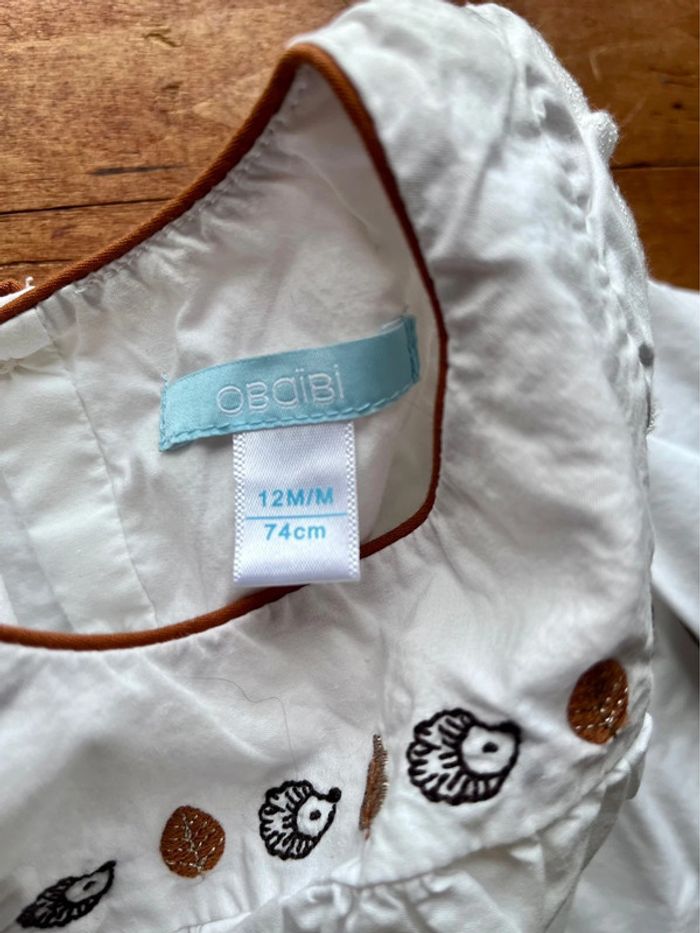 Chemise manche longue Obaïbi / 12 mois - photo numéro 4