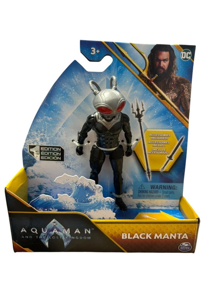Figurine Dc Comics Aquaman And The Lost Kingdom Black Manta Spin Master neuf