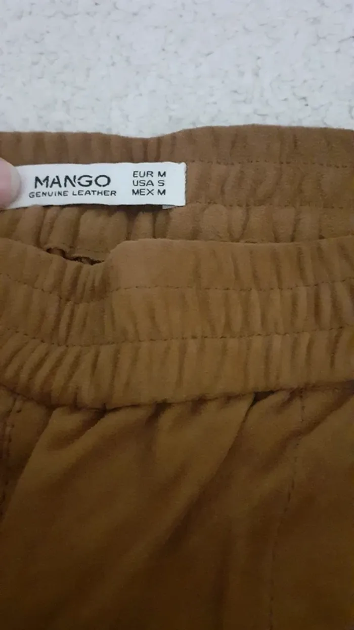 Magnifique pantalon Daim Mango - photo numéro 2