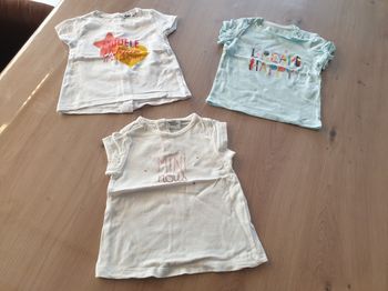 Lot de 3 t-shirts 6 mois