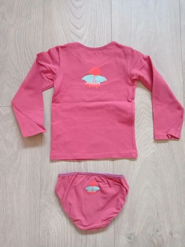 Lot de 3 tee shirt ML et 4 culottes Vertbaudet 3 ans - photo numéro 3