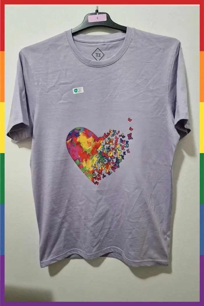 T-shirt Butterfly Heart
