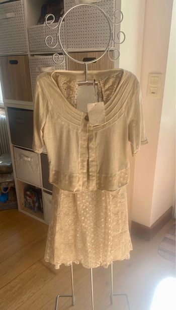 Ensemble 3pieces,Taille 36 robe la Fée Marabouthée