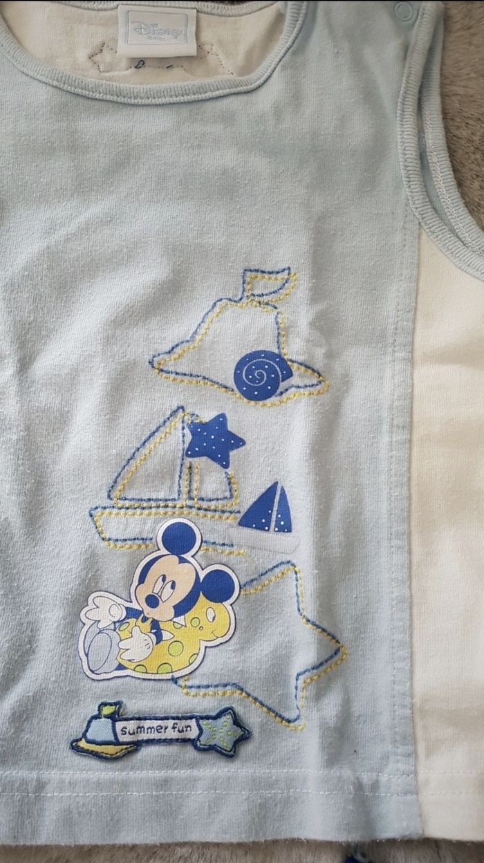 Débardeur Disney personnage Mickey 12 mois - photo numéro 3