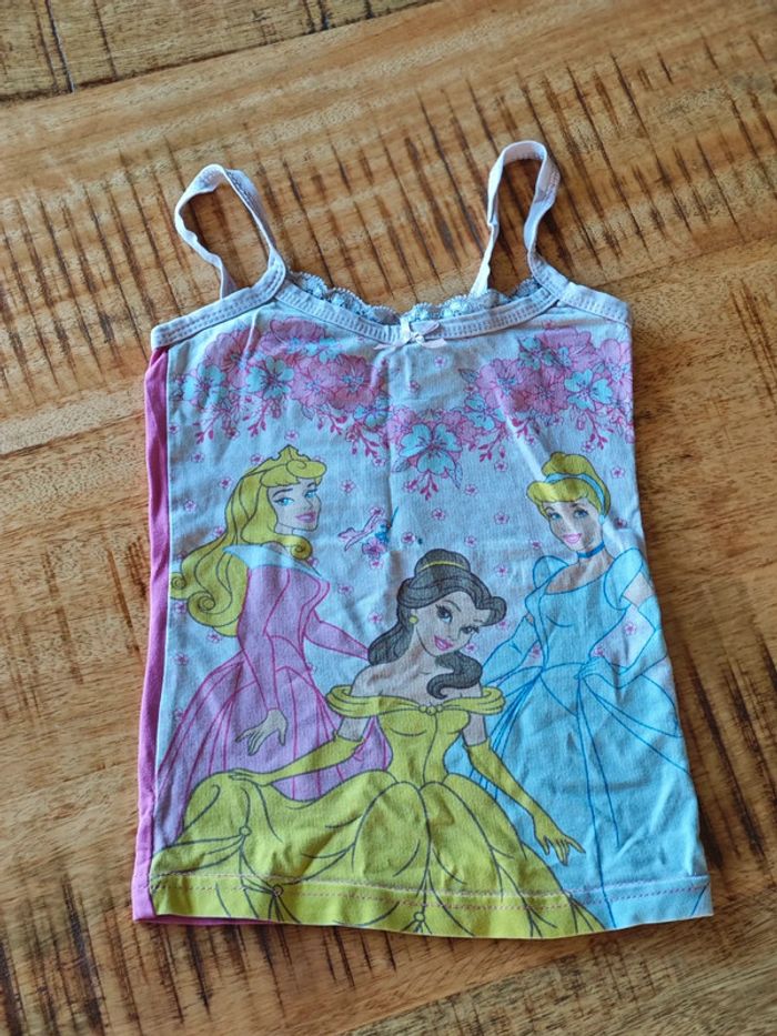 Maillot de corps princesse 3 ans