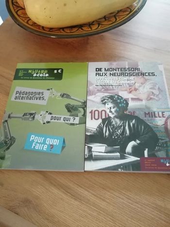 Livres pédagogiques Montesorri neufs