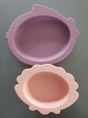 Lot assiettes en silicone