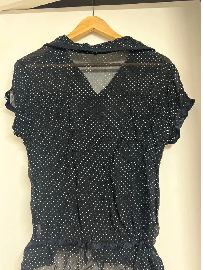 Superbe petit chemisier vintage sans manche - taille 42 - photo numéro 4