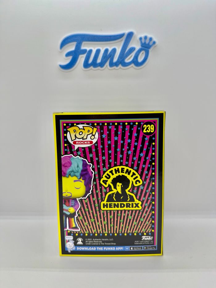 Funko Pop Rocks Jimi Hendrix 239 NYCC 2021 - photo numéro 4
