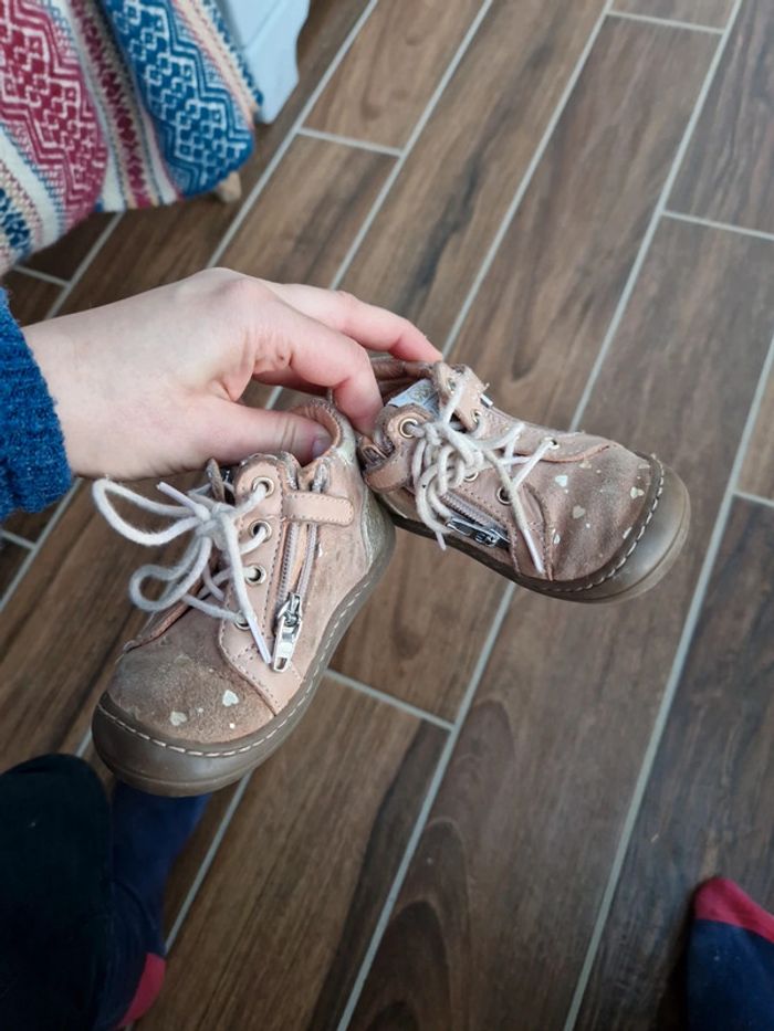 Paire de bottines bébé Pointure 22 gbb cuir - photo numéro 4