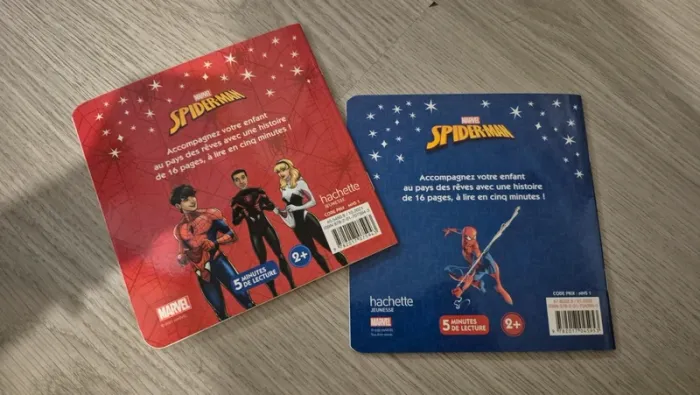 2 livres spiderman neuf histoire du soir - photo numéro 2