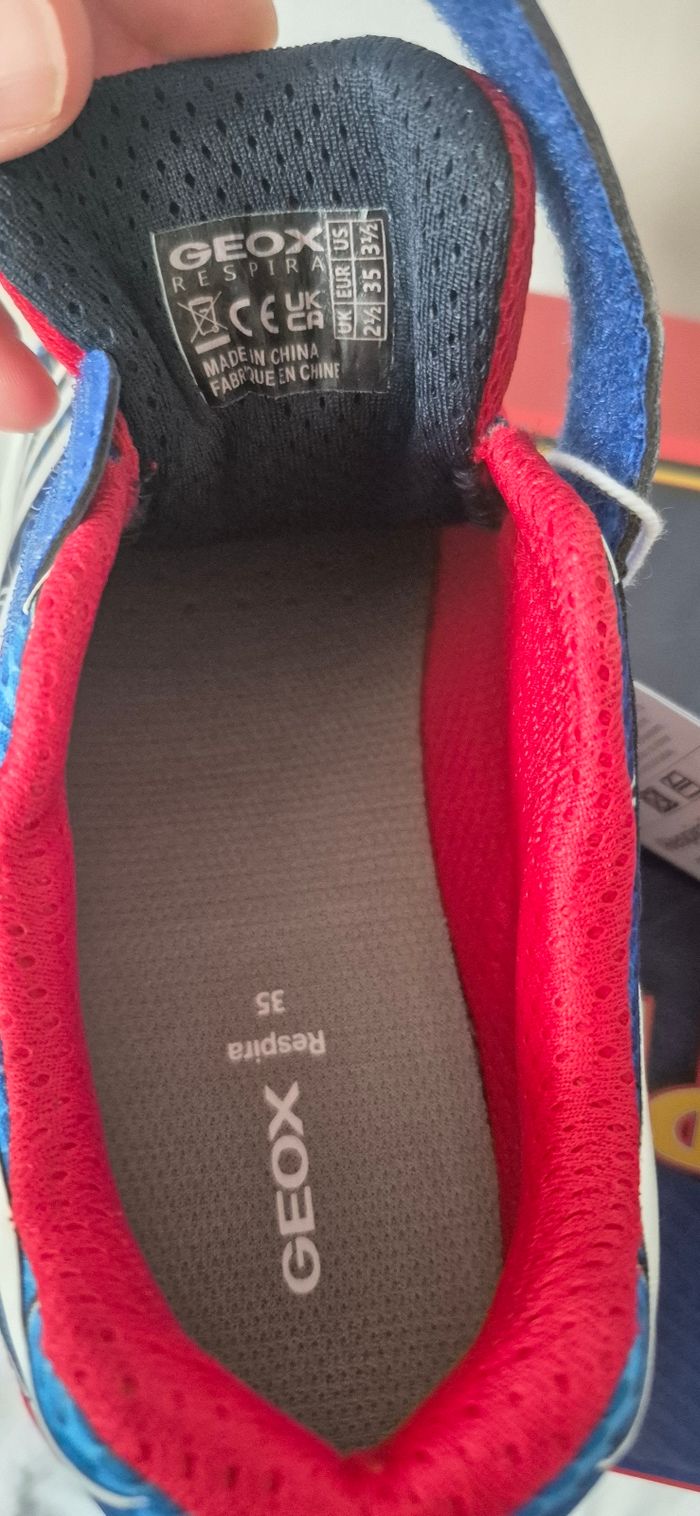 Basket geox  marvel enfant garçon - photo numéro 6