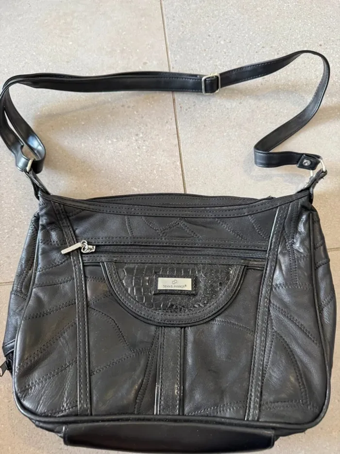 Sac à bandoulière Dennis Parrot, très bon état, 30x23cm