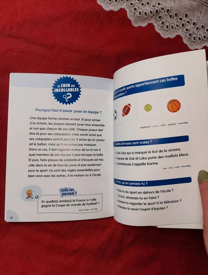 Livre premières lectures Les incollables Football - photo numéro 3