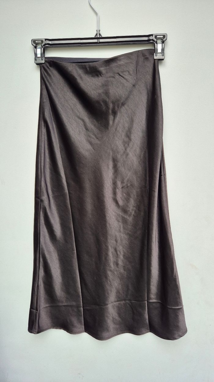 Jupe longue satin mango - photo numéro 2