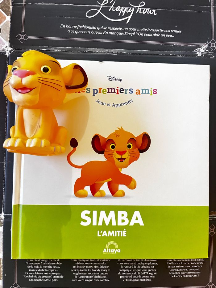 Livre Disney mes premiers amis : simba, inclus la figurine