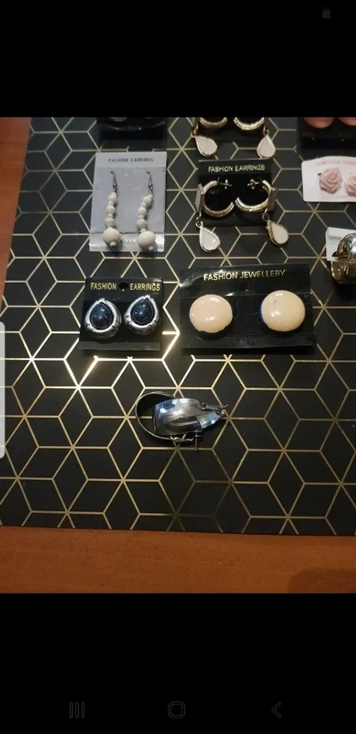 Lot de 10 paires de boucle d'oreille - photo numéro 5