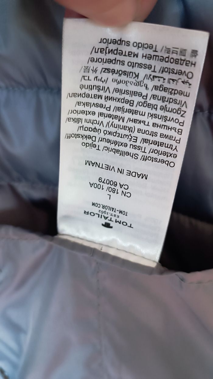 Doudoune homme L Tom Tailor neuve - photo numéro 7