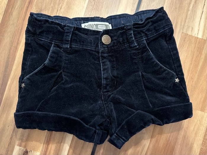 Short Velours Noir Okaïdi 3 Ans