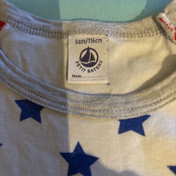 Vends tee shirt petit bateau 6 ans très bon état - photo numéro 3