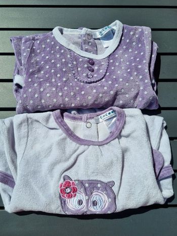 Lot de 2 pyjamas 3 mois cocoon