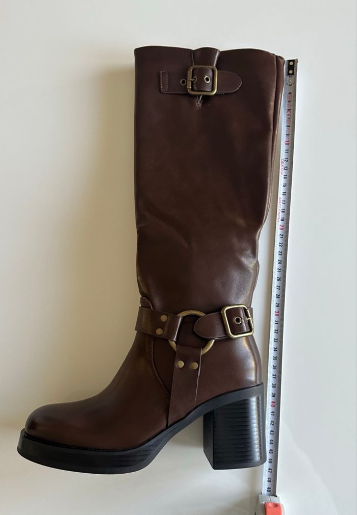 Bottes marron T 38 - photo numéro 5