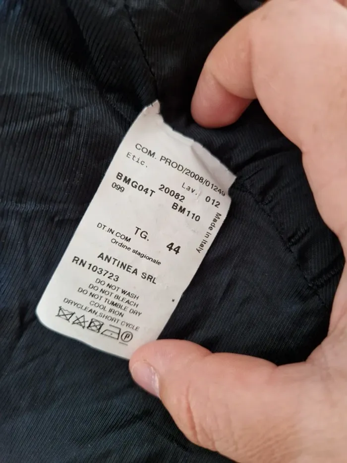 Veste armani collezioni fleurie marron et noir taille 44 - photo numéro 8