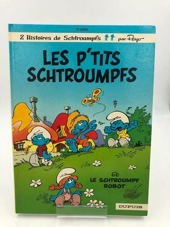Bande dessinée les p’tits Schtroumpfs et le schtroumpf robot