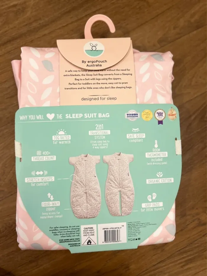 (New) Ergopouch sleep suit bag 1.0 tog 8-24m - photo numéro 5