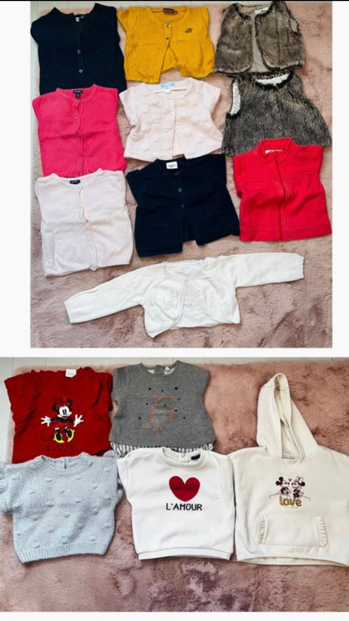 Lot 181 vêtements bébé fille 6 mois - photo numéro 6