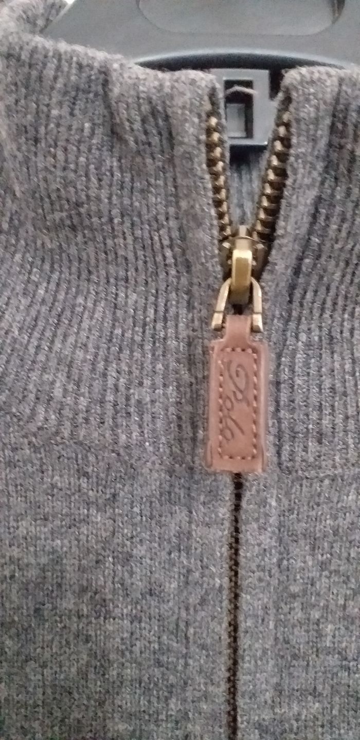 Pull homme Polo Ralph Lauren gris taille L - photo numéro 4