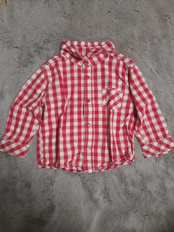 Chemise à carreaux 18mois