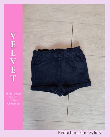 ✨ Short en Velours  – C&A ✨