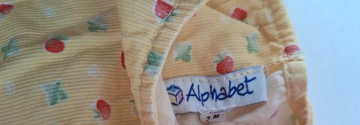 Robe d'été Alphabet taille 3mois - photo numéro 3