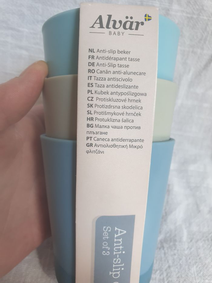 Lot de 3 verres bébé antidérapants, Alvär - photo numéro 3