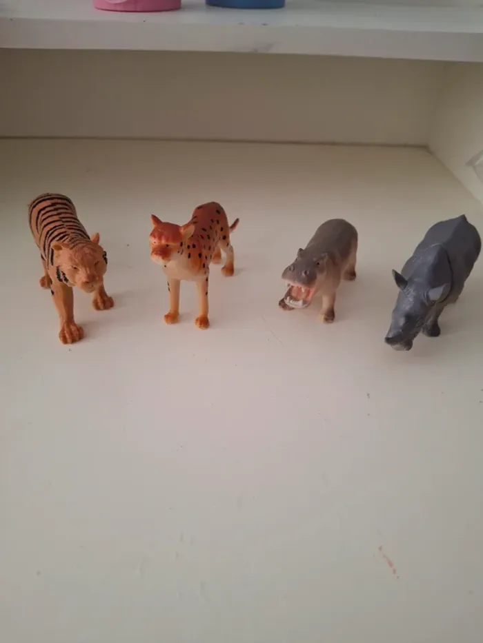 Lot 4 animaux figurines vintage - photo numéro 3