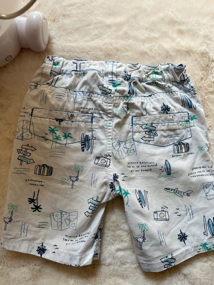 Short motif vacances - taille 24 mois - photo numéro 5