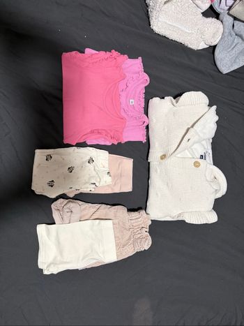 Lots vêtement bébé fille 12 mois, 80cm