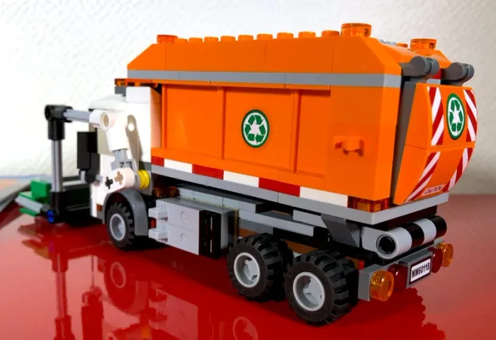 LEGO City 60118 - Garbage Truck - 100% complet, notices - photo numéro 6