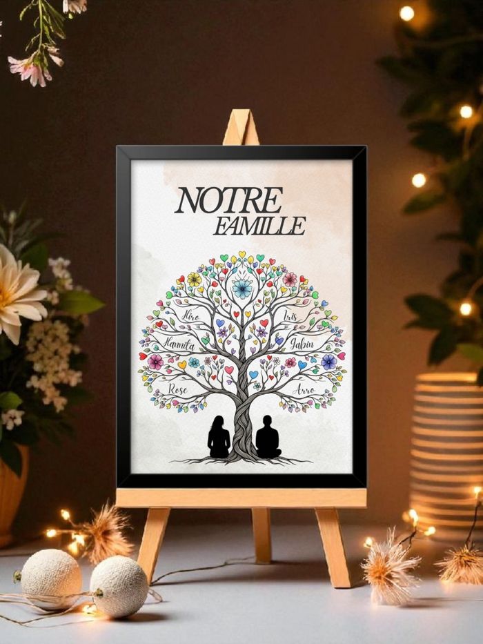 Affiche arbre de vie personnalisé - photo numéro 7
