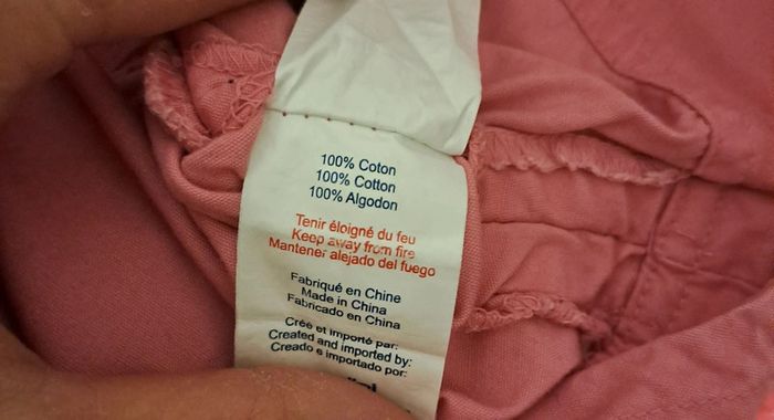 Robe sans manches rose, obaïbi, taille 6 mois (68 cm) - photo numéro 4