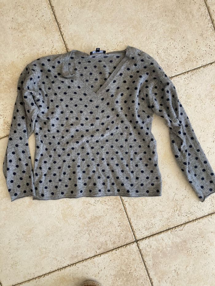 Pull court Caroll à pois - photo numéro 2
