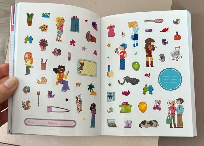 Carnet d’autocollants filles - photo numéro 7