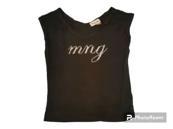 Tee-shirt mango strass taille S