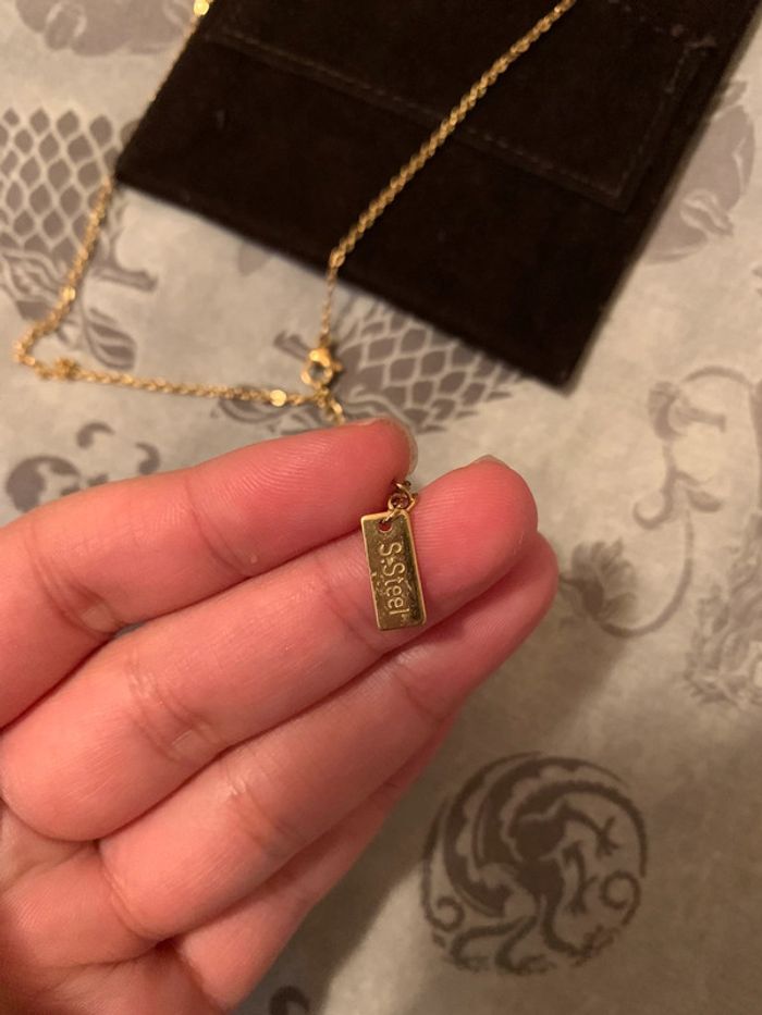 Collier pendentif en acier inoxydable - photo numéro 4