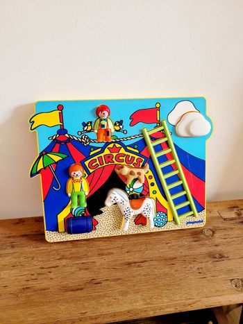 Puzzle cirque Playmobil 123