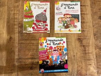 3 livres « J’apprend à lire »
