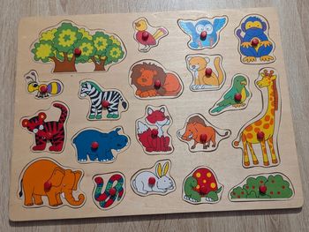 Grand puzzle en bois