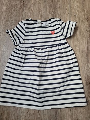 robe rayé 18 mois